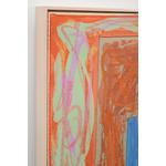 Monumental Frank Stella Unique Painting Over Limited Edition Screenprint
